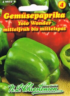 Gemüsepaprika Yolo Wonder