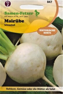 Mairübe Schneeball